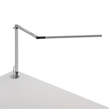 Koncept Inc AR3000-WD-SIL-GRM - Z-Bar Desk Lamp with grommet mount (Warm Light, Silver)