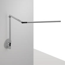Koncept Inc AR3000-WD-SIL-HWS - Z-Bar Desk Lamp with hardwire wall mount (Warm Light, Silver)