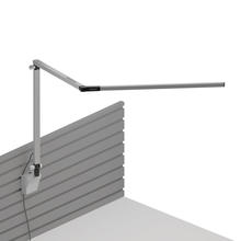 Koncept Inc AR3000-WD-SIL-SLT - Z-Bar Desk Lamp with slatwall mount (Warm Light; Silver)