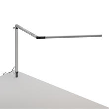 Koncept Inc AR3000-WD-SIL-THR - Z-Bar Desk Lamp with through-table mount (Warm Light; Silver)