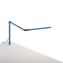 Koncept Inc AR3100-WD-BLU-THR - Z-Bar mini Desk Lamp with through-table mount (Warm Light; Blue)