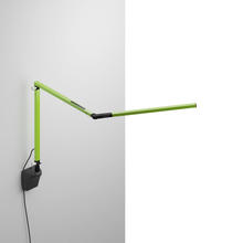 Koncept Inc AR3100-WD-GRN-WAL - Z-Bar mini Desk Lamp with Metallic Black wall mount (Warm Light; Green)