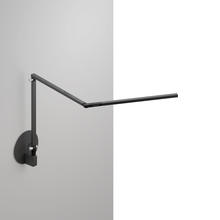 Koncept Inc AR3100-WD-MBK-HWS - Z-Bar mini Desk Lamp with hardwire wall mount (Warm Light; Metallic Black)