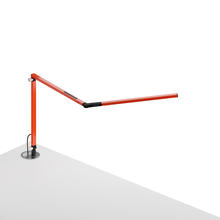 Koncept Inc AR3100-WD-ORG-GRM - Z-Bar mini Desk Lamp with grommet mount (Warm Light; Orange)