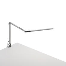 Koncept Inc AR3100-WD-SIL-2CL - Z-Bar mini Desk Lamp with two-piece desk clamp (Warm Light; Silver)