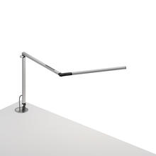 Koncept Inc AR3100-WD-SIL-GRM - Z-Bar mini Desk Lamp with grommet mount (Warm Light; Silver)