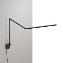 Koncept Inc AR3200-WD-MBK-WAL - Z-Bar slim Desk Lamp with wall mount (Warm Light; Metallic Black)