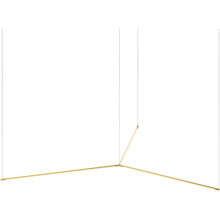 Koncept Inc ZBP-24-TR-SW-GLD-CNP - Z-Bar Pendant Medium Trio, Gold (24" light bars)