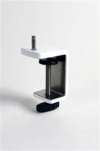 Koncept Inc MT01C3-WHT - One-piece Desk Clamp for Z-Bar, Mosso Pro Desk series (White)