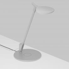 Koncept Inc SPY-W-SIL-PRO-QCB - Splitty Pro Desk Lamp with wireless charging Qi base, Silver
