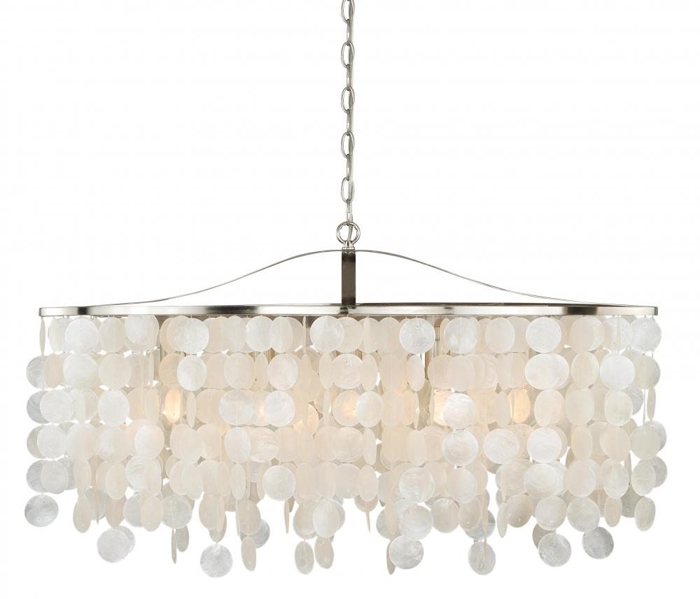 Elsa 5L Linear Chandelier Satin Nickel