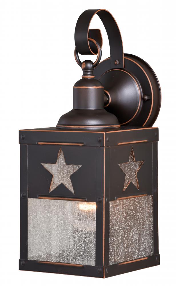 Ranger 5-in Star Outdoor Wall Light Burnished Bronze