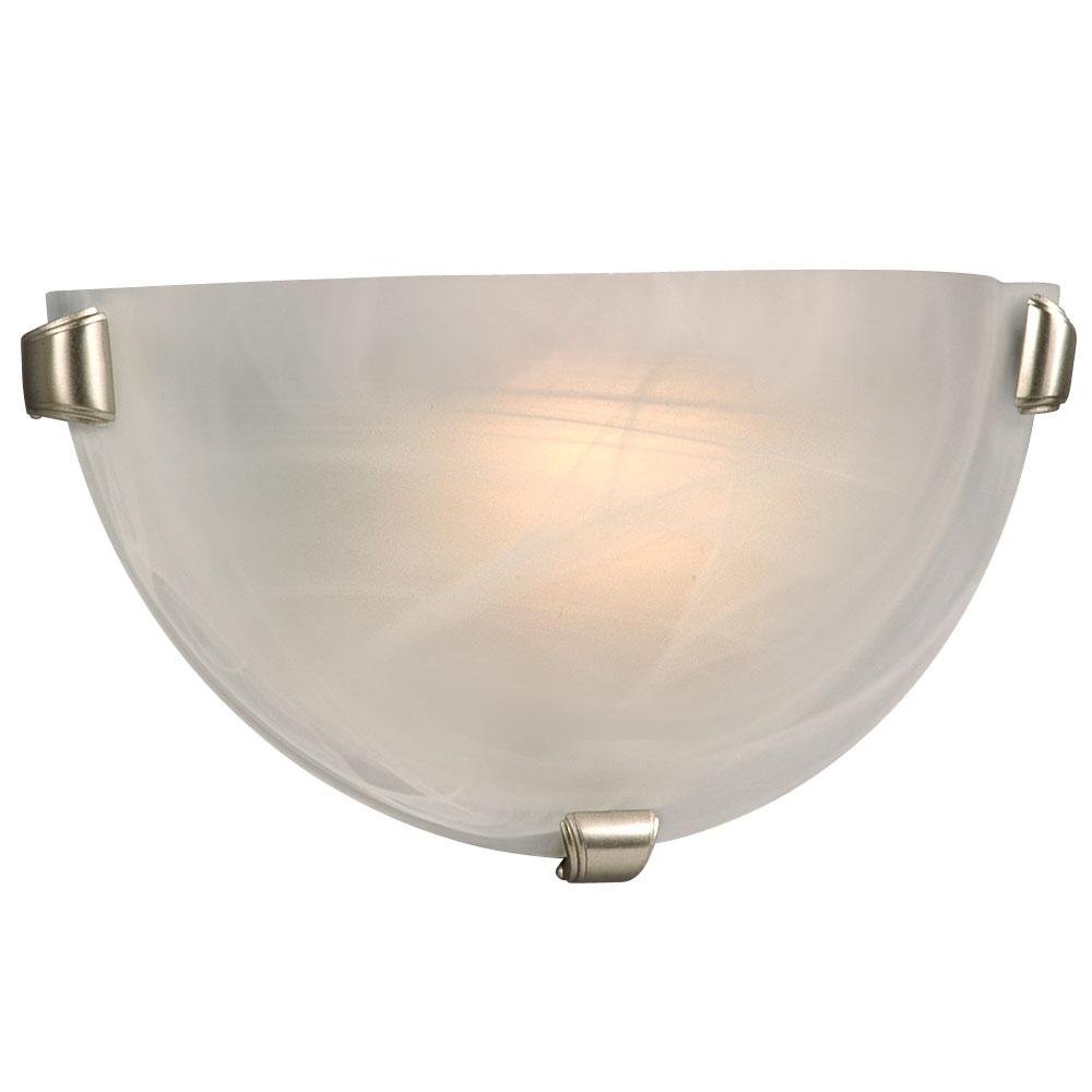 Wall Sconce - in Pewter finish with Marbled Glass