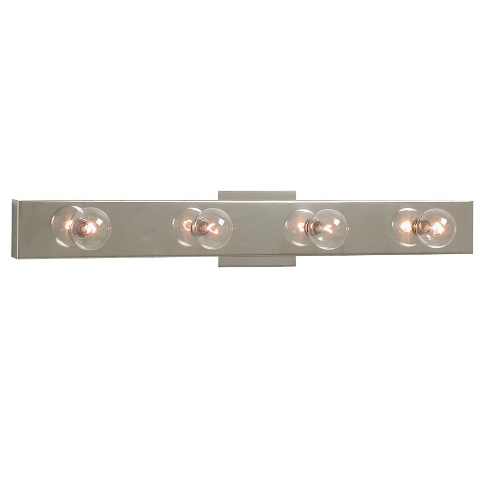 Four Light Vanity Bar - Polished Chrome