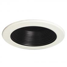 Galaxy Lighting 401BLK - 4" Low / Line Voltage Step Baffle - Black