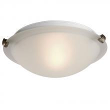 Galaxy Lighting 680112FR-PT/2PL - Flush Mount Ceiling Light - in Pewter finish with Frosted Glass