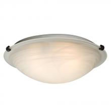 Galaxy Lighting 680116MB-ORB - Flush-Mount - Oil Rubbed Bronze w/ Marbled Glass