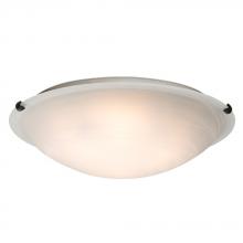 Galaxy Lighting L680120MO016A1 - LED Flush Mount Ceiling Light - in Oil Rubbed Bronze finish with Marbled Glass