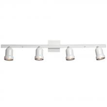 Galaxy Lighting 766304WH - Four Light Track Light - White