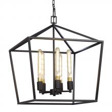 Galaxy Lighting 825793BK - 5L Chandelier BK