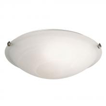 Galaxy Lighting L680120MP031A1 - LED Flush Mount Ceiling Light - in Pewter finish with Marbled Glass