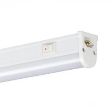Galaxy Lighting L420824WH - LED Under Cabinet Mini Strip Light with On/Off Switch, Dimmable with Compatible Dimmers