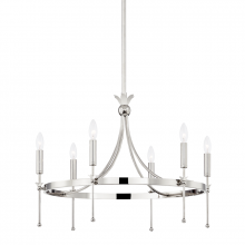 Hudson Valley 4327-PN - Gates Chandelier