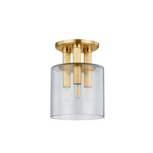 Hudson Valley 5133-AGB - CRYSTLER FLUSH MOUNT
