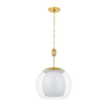 Hudson Valley 7317-AGB - CLEMENTON PENDANT