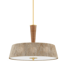 Hudson Valley CB9530-AGB - GEORGE Pendant
