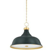 Hudson Valley MDS300L-AGB/SSG - Painted No. 1 Pendant