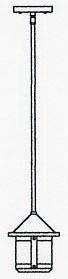 6" berkeley short body stem hung pendant