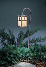 Arroyo Craftsman LV36-M6TGW-AB - low voltage 6" mission fixture with t-bar overlay
