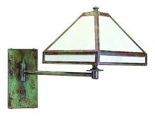 Arroyo Craftsman PSA-1EAM-BK - pasadena wall mount swing arm, without filigree (empty)