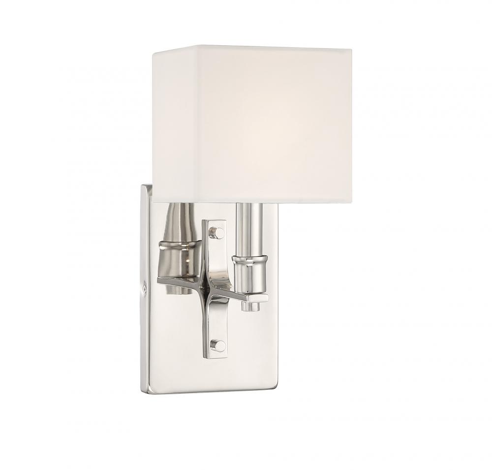 Collins 1-Light Wall Sconce in Polished Nickel