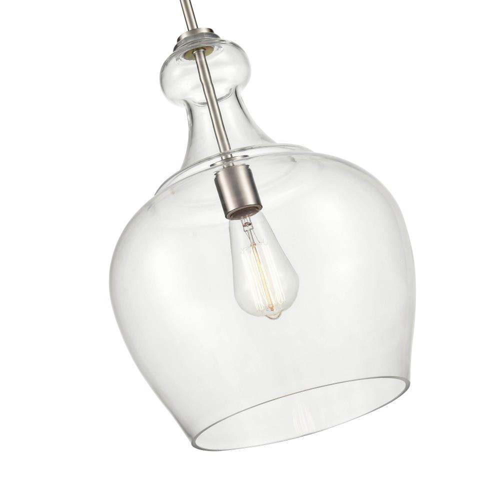 Corra 1-Light Pendant light Brushed Nickel