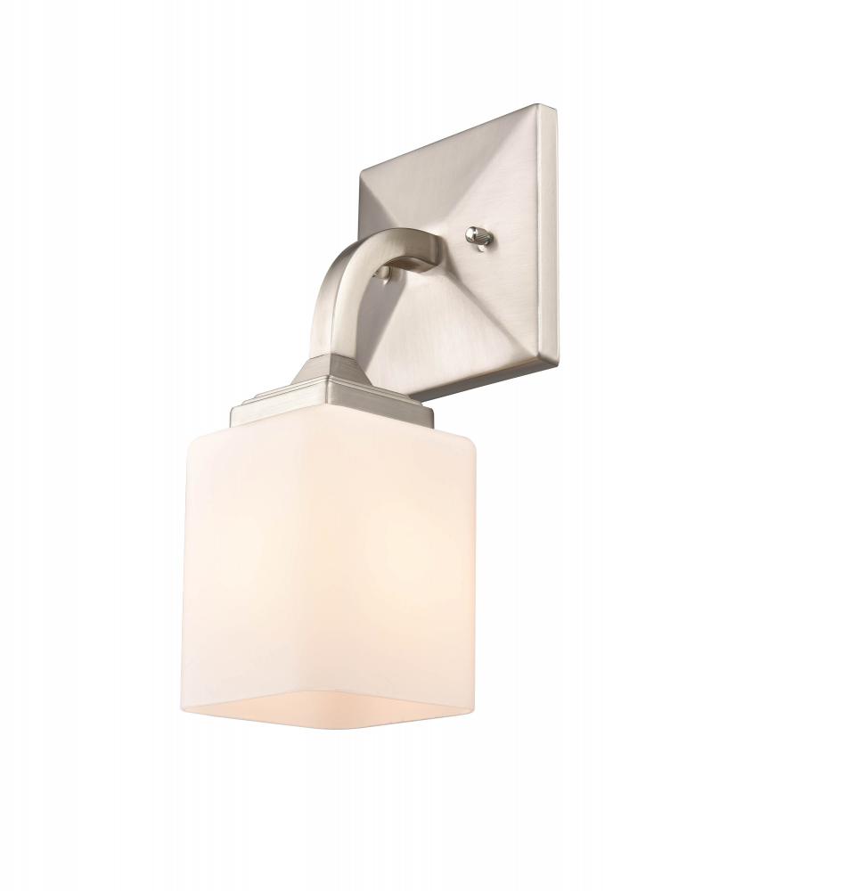 Eddison 1-Light Wall Sconce Brushed Nickel