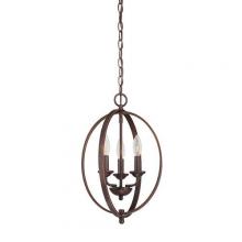 Millennium 3033-RBZ - 3-Light Pendant light Rubbed Bronze