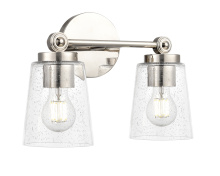 Millennium 22002-PN - Lauryn 13.5" Wide 2-Light Vanity - Polished Nickel