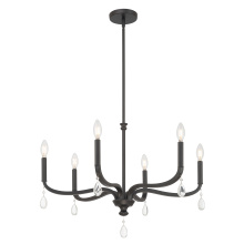 Millennium 220106-MB - Viremont 28" Wide 6-Light Chandelier