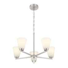 Millennium 64105WG-BN - Strayhan 24" Wide 5-Light Chandelier