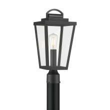 Millennium 68401-PBK - Brenwick  17.75" High 1-Light Outdoor Post Lantern