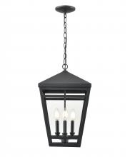 Millennium 82105-TBK - Seager 3-Light Outdoor Hanging Lantern Textured Black