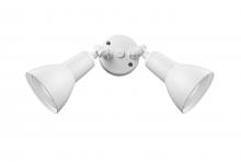 Millennium 17002-MW - 2-Light Security Flood Lights Matte White