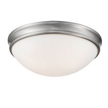 Millennium 5225-BN - 3-Light Flushmount Ceiling Light Brushed Nickel