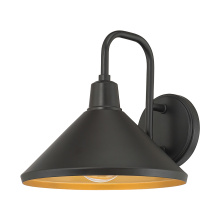 Millennium 51101-PBK - Vectra  9.75" High 1-Light Outdoor Wall Sconce