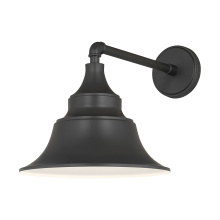 Millennium 67001-PBK - Varnel 12.5" High 1-Light Outdoor Wall Sconce