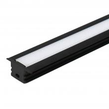 GM Lighting LED-CHL-XD-MD-F-6-B - Aluminum Mounting Channels Mini-Deep w/Flange