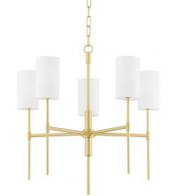 Mitzi by Hudson Valley Lighting H223805-AGB - Olivia Chandelier