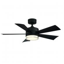 Modern Forms US - Fans Only FR-W1801-42L-27-MB - Wynd Downrod Ceiling Fan